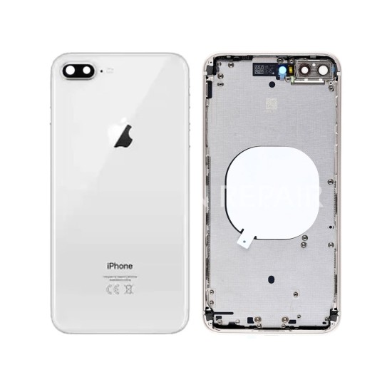 TAPA TRASEIRA CON FRAME APPLE IPHONE 8 PLUS BLANCO